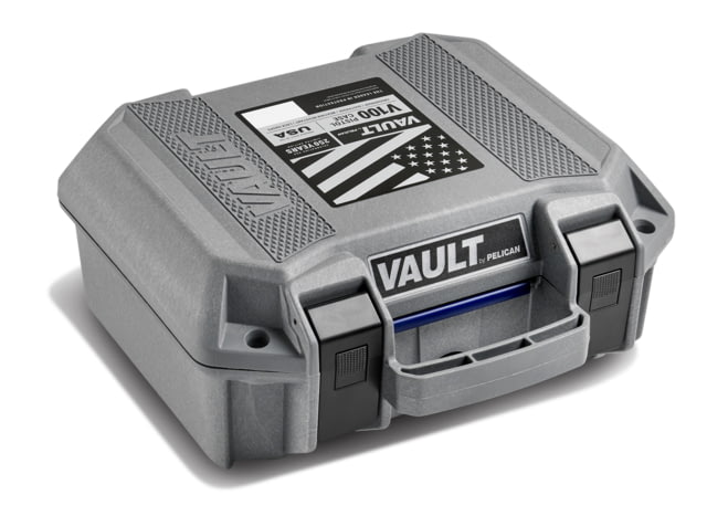 Pelican America 250 Collection V100 Vault Small Pistol Case Gray V100