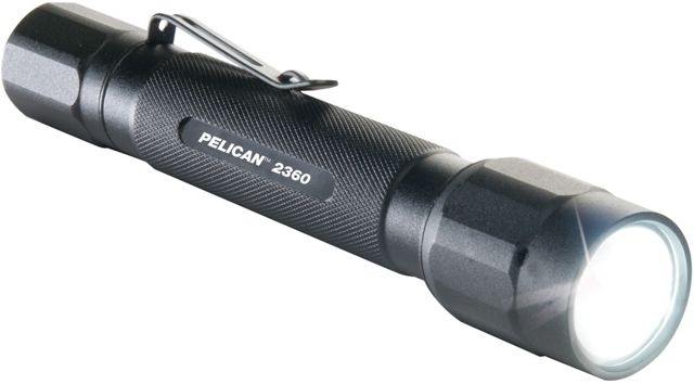 Pelican ProGear 2360 Gen-4 High 250 Lu. LED Light Black Low 24 Lumens 2 x AA Included 023600-0001-110 - Pelican