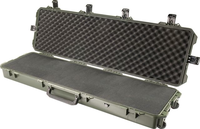 Pelican Storm Cases iM3300 Hard Gun Case w/Wheels and Foam 53.8in Olive