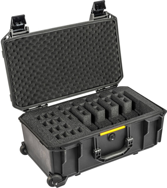 Pelican V525PF5 Vault 5-Pistol Range Case Black V525 - Pelican