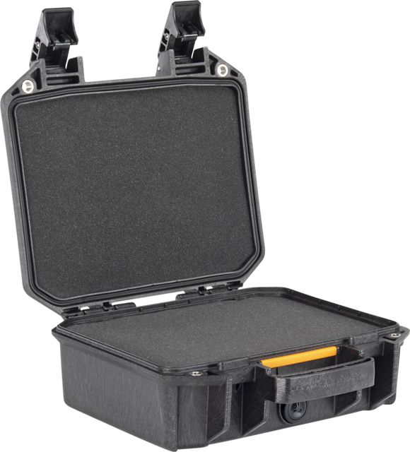 Pelican VAULT V100 Case Small Pistol 11x8x4.5 inch Internal Dimension 12.28x12.03x5.16 inch External Dimension Black