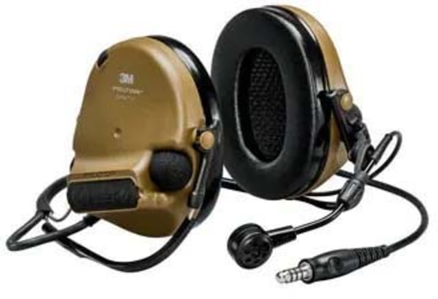 PELTOR 3M ComTac VI NIB Headset Single DL Backband 915 Mhz Coyote MT20H682BB-47N CYS