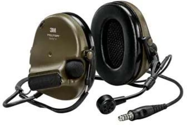PELTOR 3M ComTac VI NIB Headset Single DL Backband 915 Mhz Green MT20H682BB-47N GNS - Peltor