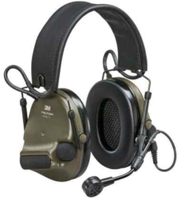 PELTOR 3M ComTac VI NIB Hearing Defender Headset Backband 915 Mhz Green MT20H682BB-09N GNS - Peltor