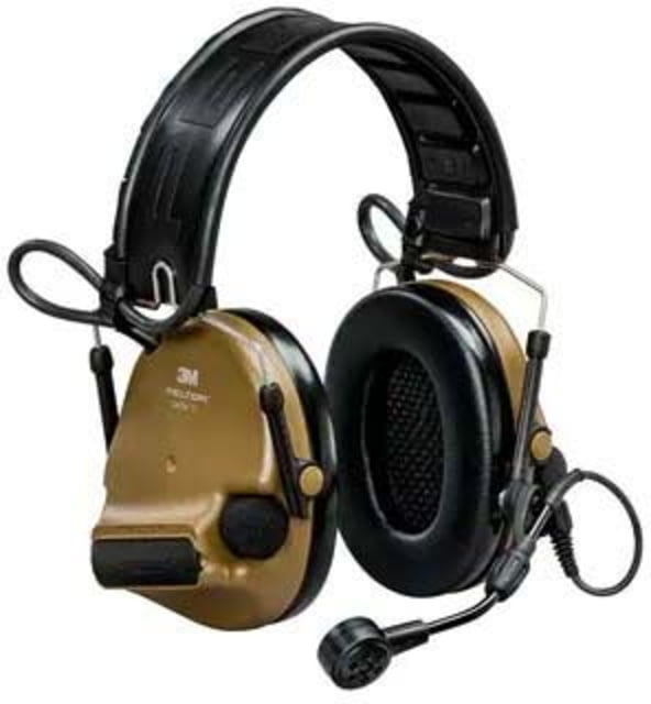 PELTOR 3M ComTac VI NIB Hearing Defender Headset Headband And ARC 915 Mhz Coyote MT20H682FB-09N CYS - Peltor