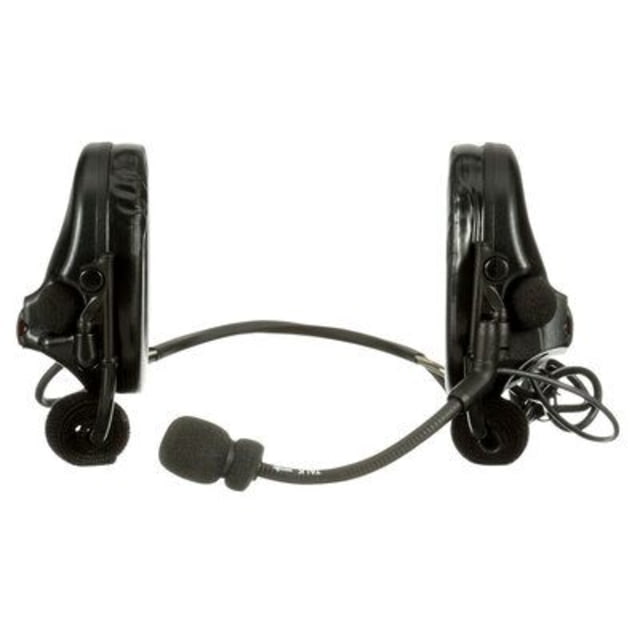 PELTOR 3M PELTOR ComTac V Headset Neckband Single Lead Standard Dynamic Mic NATO Wiring Black MT20H682BB-47 SV - Peltor