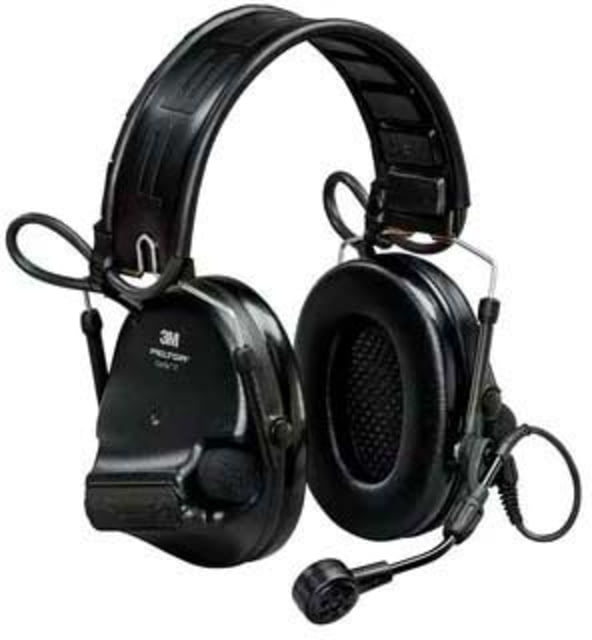 PELTOR 3M SwatTac VI NIB Headset Foldable MI Input Dynamic Boom MIc Black MT20H682FB-09N SV - Peltor