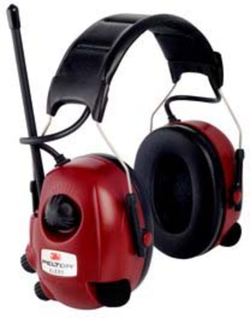 PELTOR Alert FM-Radio Headset Headband Black/Red - Peltor