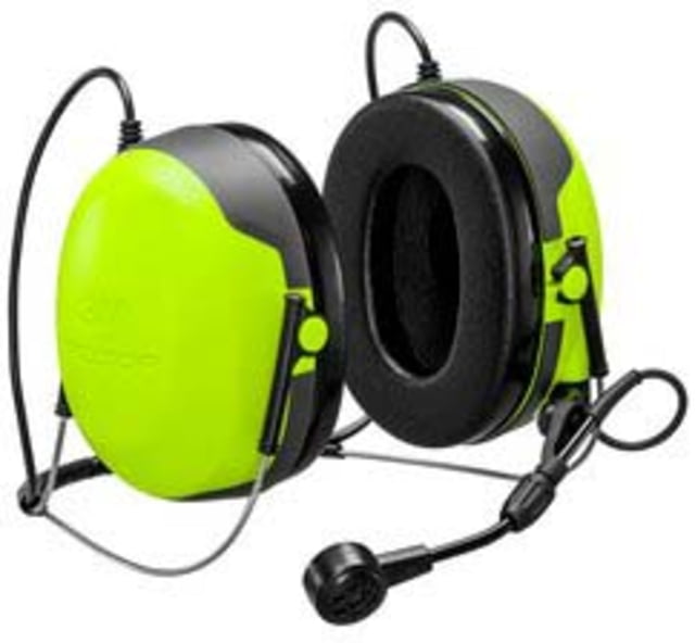 PELTOR CH-3 Headset w/Ptt Neckband Black/Yellow - Peltor