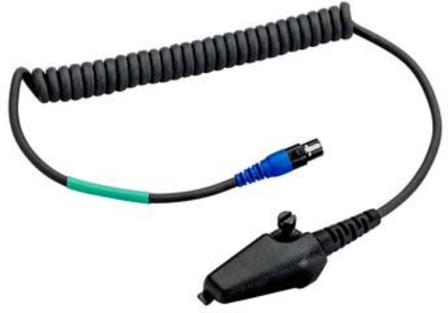 PELTOR Flex 2 Cable to Kenwood Nx-5000&Ch-3 Headset-111 Black