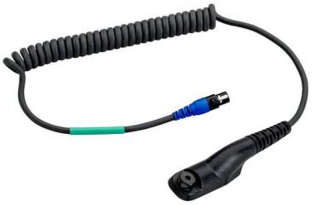 PELTOR Flex 2 Cable to Motorola Motrbo Dp4 And Ch-3 Headset -111 Black