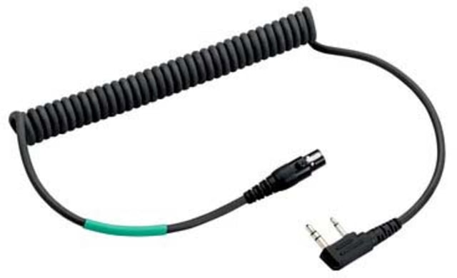 PELTOR FLX2 Cable Kenwood 2-Pin Black - Peltor