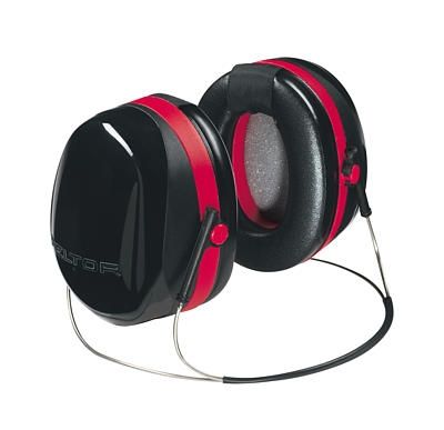 3M PELTOR Optime 105 Earmuff Behind-the-Head 29 dB CSA Class AL 1-Pack Black/Red - Peltor