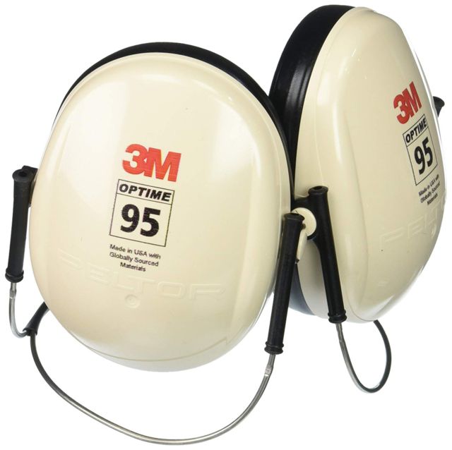 Peltor Optime 95 Hearing Protection Beige Behind-the-Head H6BV