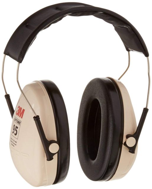 Peltor Optime 95 Hearing Protection Beige Over-the-Head H6AV - Peltor