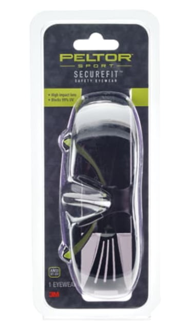 PELTOR Sport SecureFit 400 Eye Protection Clear Anti-Fog 8/Case Clear