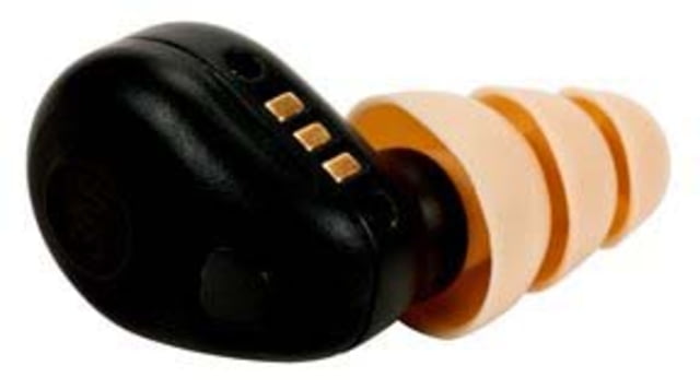 PELTOR Tactical Earplug Replacement Earpiece Black/Tan - Peltor