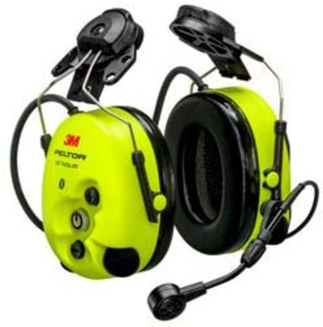 PELTOR WS Protac XPI Headset Hard Hat Attached Black/Yellow - Peltor