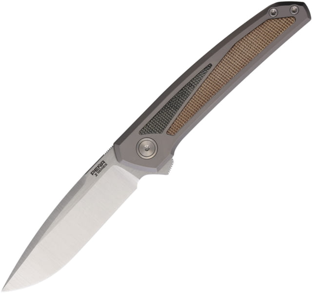 Pena Knives Cobra Framelock Blk/Brn PE75 - Pena Knives