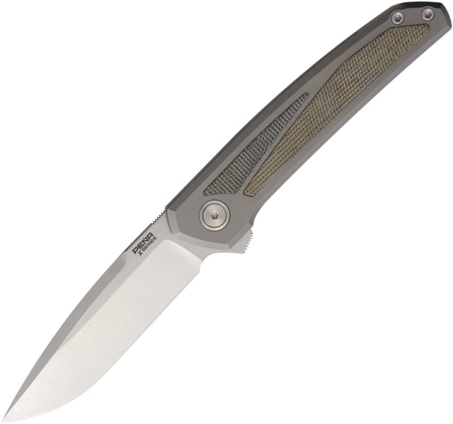 Pena Knives Cobra Framelock Grn/Blk PE76 - Pena Knives