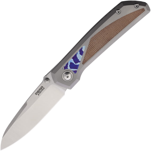 Pena Knives Mula Framelock Brn Mokuti PE65 - Pena Knives