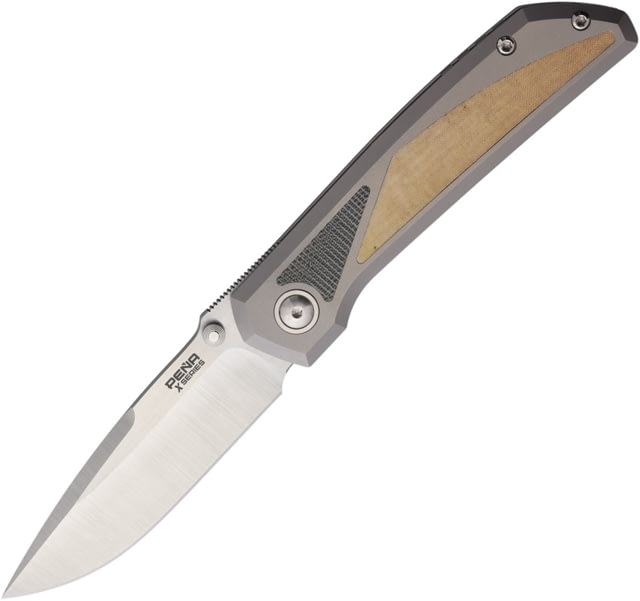 Pena Knives Mula Framelock DP Wht/Blk Mic PE69 - Pena Knives