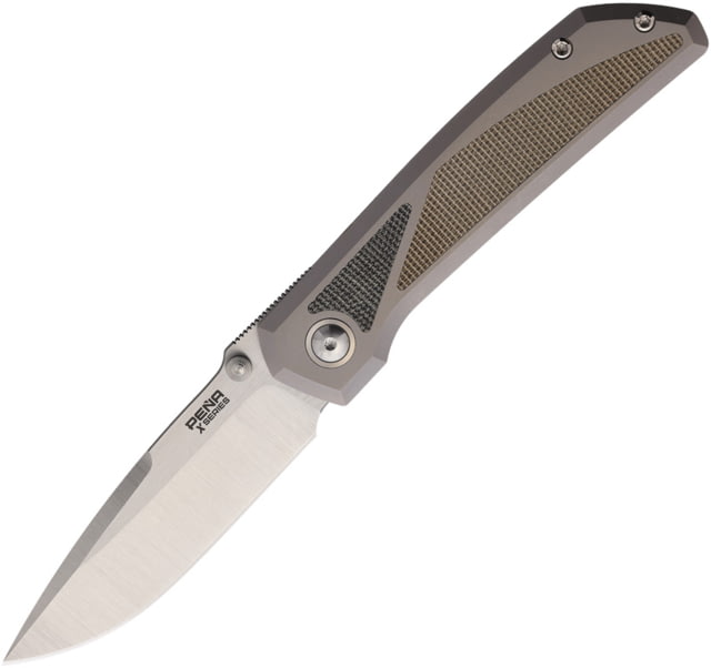 Pena Knives Mula Framelock Grn/Blk Mic PE74 - Pena Knives