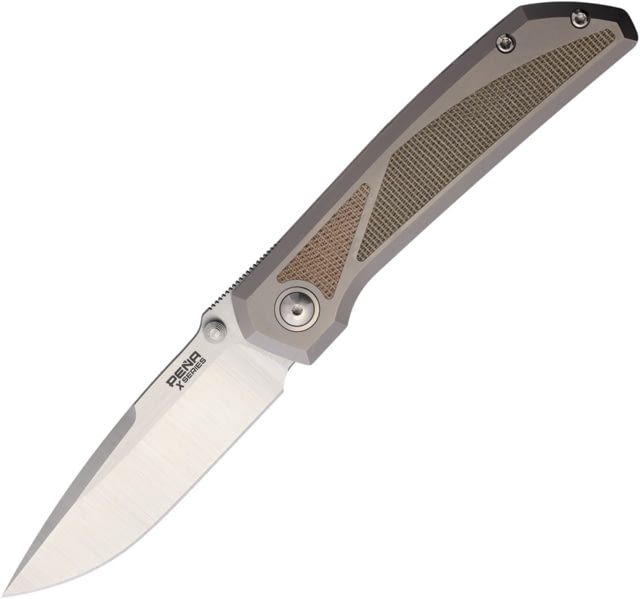 Pena Knives Mula Framelock Grn/Brn Mic PE73 - Pena Knives