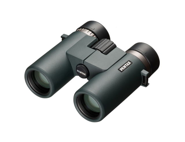 Pentax AD 10x32mm ED Roof Prism Binoculars Thermoplastic Elastomer Resin Dark Green Compact - Pentax