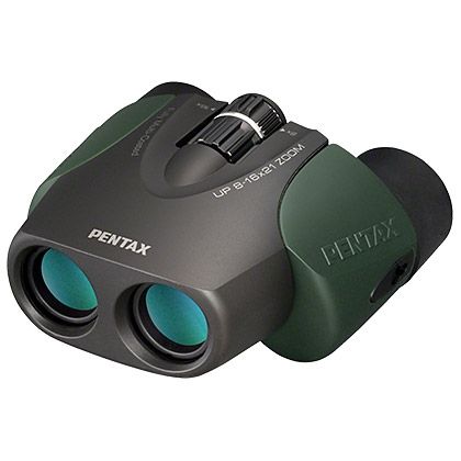 Pentax U-Series Compact Porro-Prism UP 8-16x21 Binocular Green - Pentax