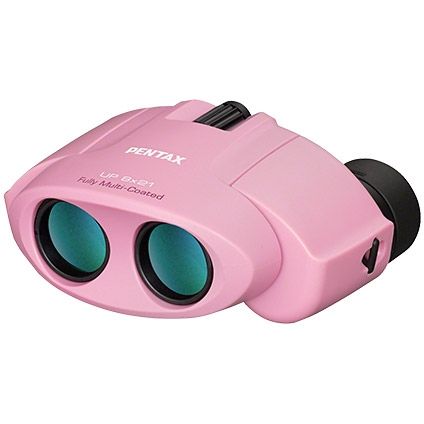 Pentax U-Series Compact Porro-Prism UP 8x21 Binocular Limited Availability Pink - Pentax