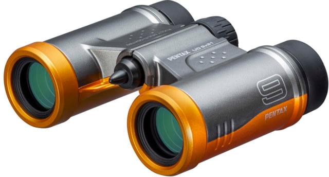 Pentax UD 9 X 21mm Black Compact Roof Prism Binoculars Grey Orange Medium - Pentax