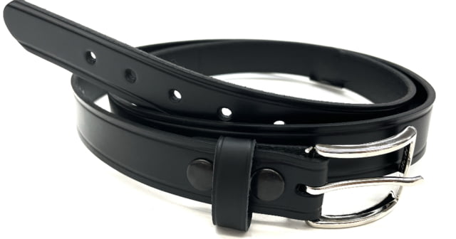 Perfect Fit 1.25in Garrison Economy Belt w/ Chrome Buckle Black 30