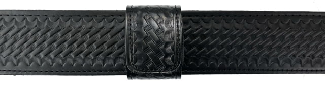 Perfect Fit 1.75in Double Belt Keeper Basket Weave Black Snap Black - Perfect Fit