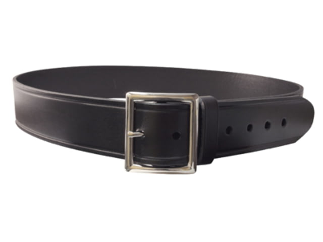 Perfect Fit 1.75in Finest Leather Belt w/ Chrome Buckle Plain Black 30