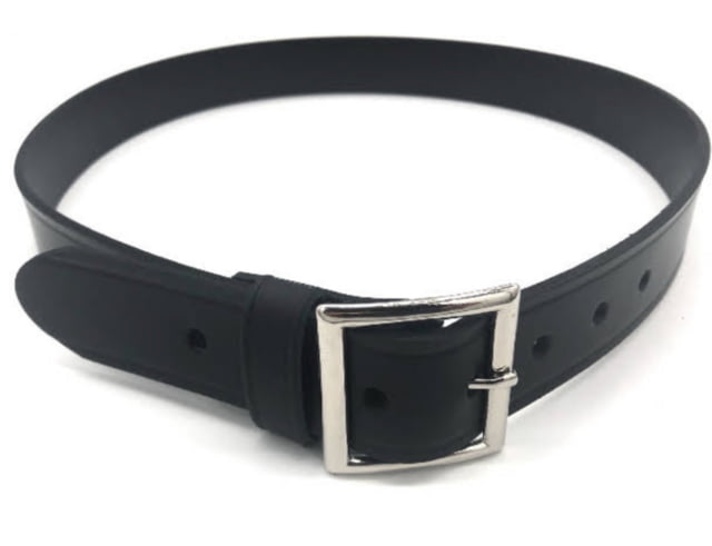 Perfect Fit 1.75in Garrison Economy Belt Plain Chrome Buckle Black 50