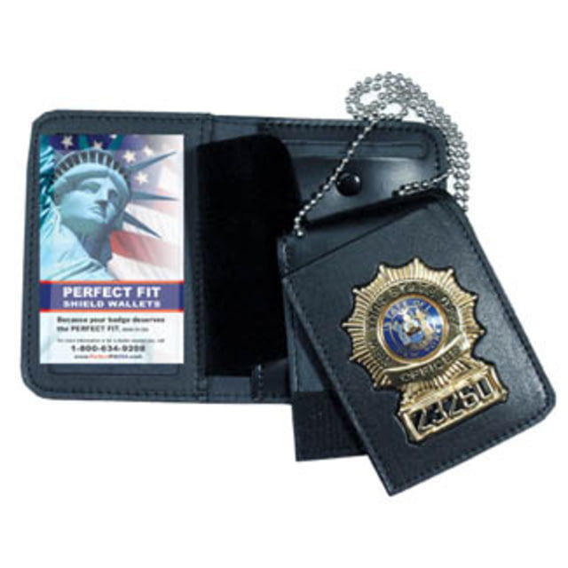 Perfect Fit 4-in-1 Badge & ID Case with Chain - 3.25in x4.63in - Perfect Fit