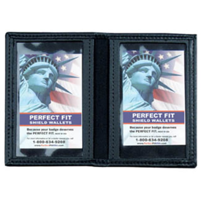 Perfect Fit Dress Leather Double ID Case - 3.25in x4.75in
