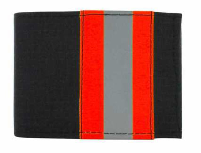 Perfect Fit Firefighter Black Matrix Bifold CC Wallet Firefighter Black Matrix Bifold CC Wallet - 3.50in x4.50in - Perfect Fit
