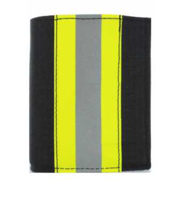 Perfect Fit Firefighter Black Matrix Recessed Badge Wallet Firefighter Black Matrix Recessed Badge Wallet - 3.50inx4.50in - Perfect Fit