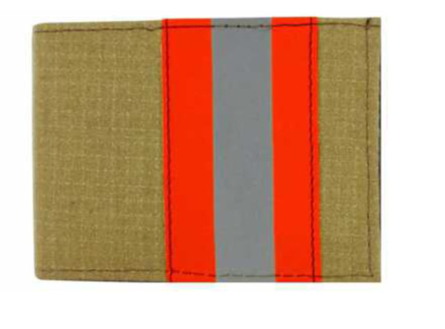 Perfect Fit Firefighter Gold Matrix Bifold CC Wallet Firefighter Gold Matrix Bifold CC Wallet - 3.50in x4.50in - Perfect Fit