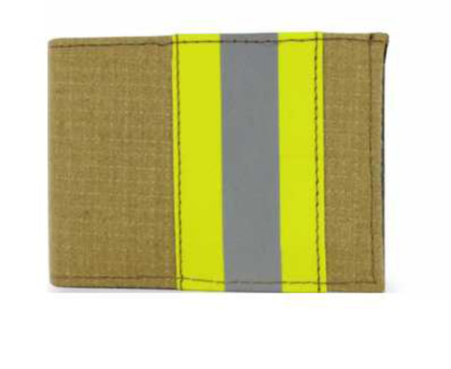 Perfect Fit Firefighter Gold Matrix Bifold CC Wallet Firefighter Gold Matrix Bifold CC Wallet - 3.50inx4.50in - Perfect Fit