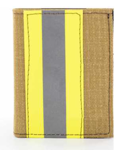 Perfect Fit Hidden Badge Firefighter Wallet w/ Gold Matrix Hidden Badge Firefighter Wallet w/ Gold Matrix - 3.25inx4.50in