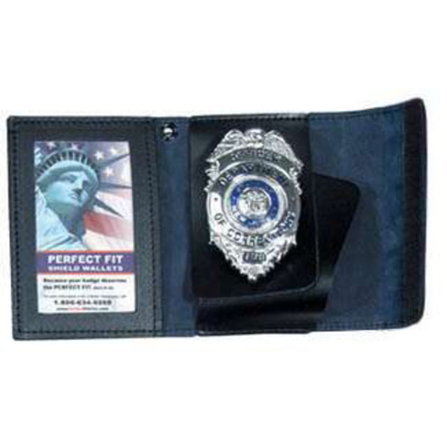 Perfect Fit Non Recessed Badge & ID Case w/ Velcro Closure - 3.25in x4.25in - Perfect Fit