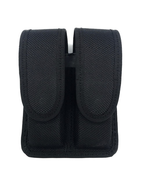 Perfect Fit Nylon Double Mag Pouch Medium Black - Perfect Fit
