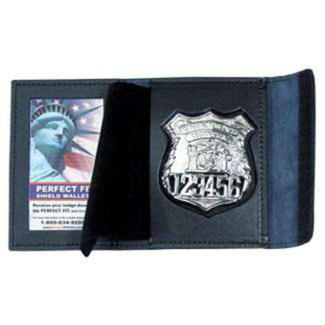 Perfect Fit Recessed Badge & ID Case w/ Velcro Closure - 3.00in x3.75in - Perfect Fit