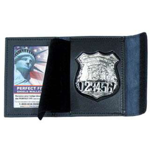 Perfect Fit Recessed Badge & ID Case w/ Velcro Closure - 3.25in x4.25in - Perfect Fit