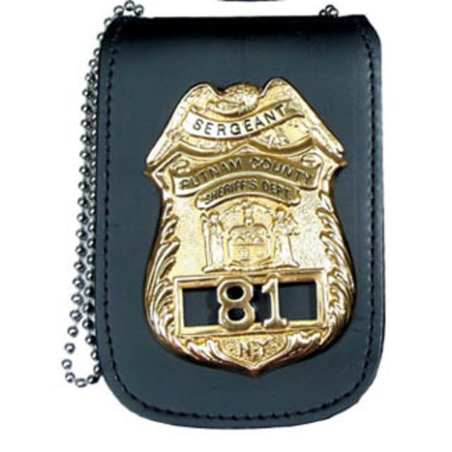 Perfect Fit Universal Badge & ID Holder w/ Chain - 2.75in x4.50in - Perfect Fit