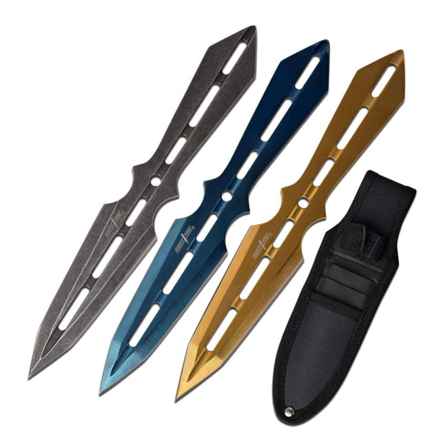 Perfect Point 3 Pcs Throwing Knife Set w/ Nylon Sheath - Perfect Point