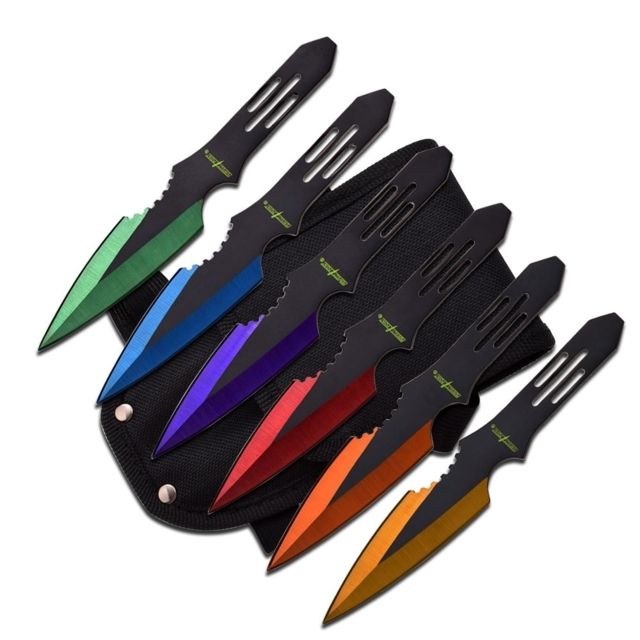 Perfect Point Tactical 5.5in Stainless Steel Blade Black Stainless Steel Handle - Perfect Point